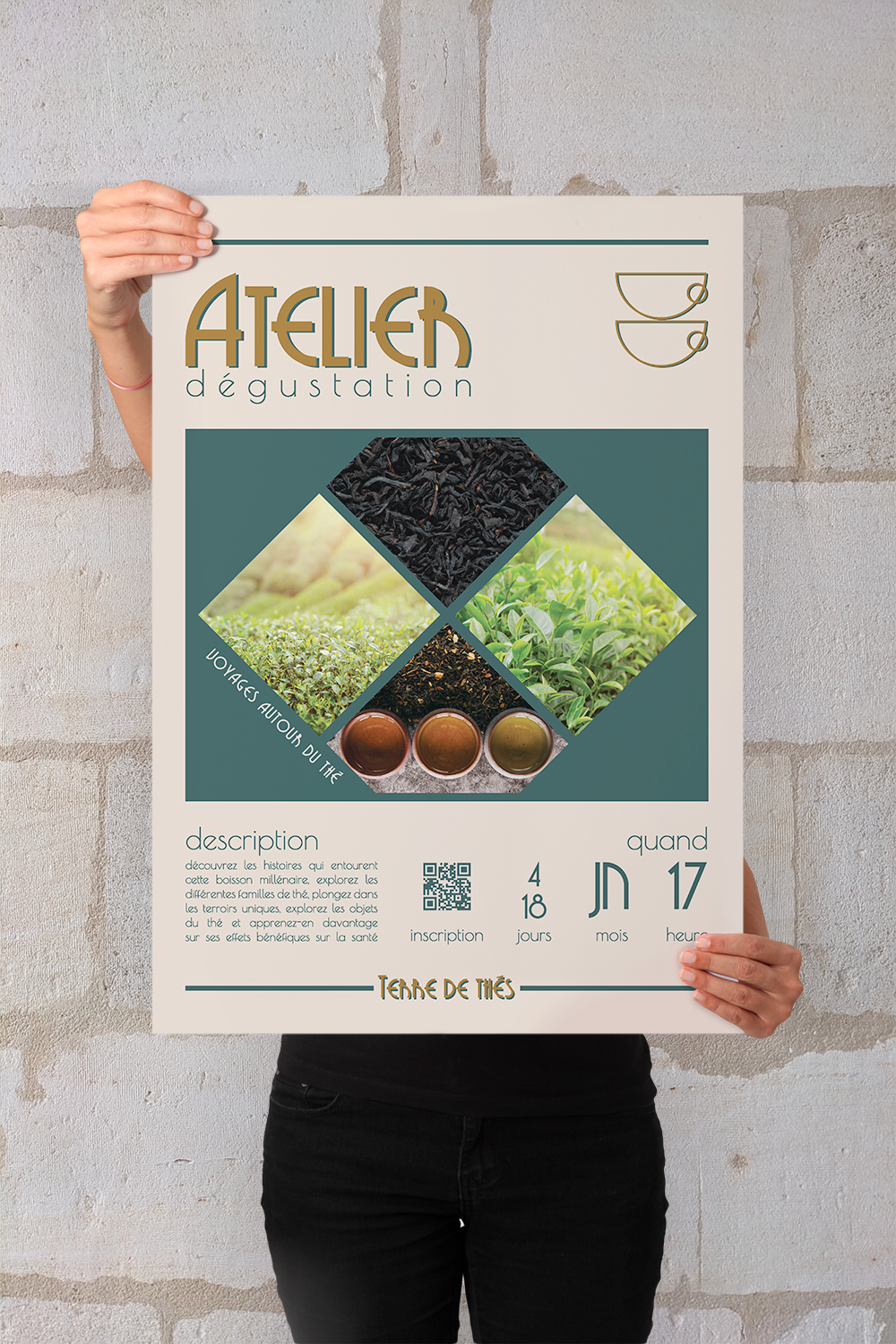 affiche promotionnelle atelier dégustation