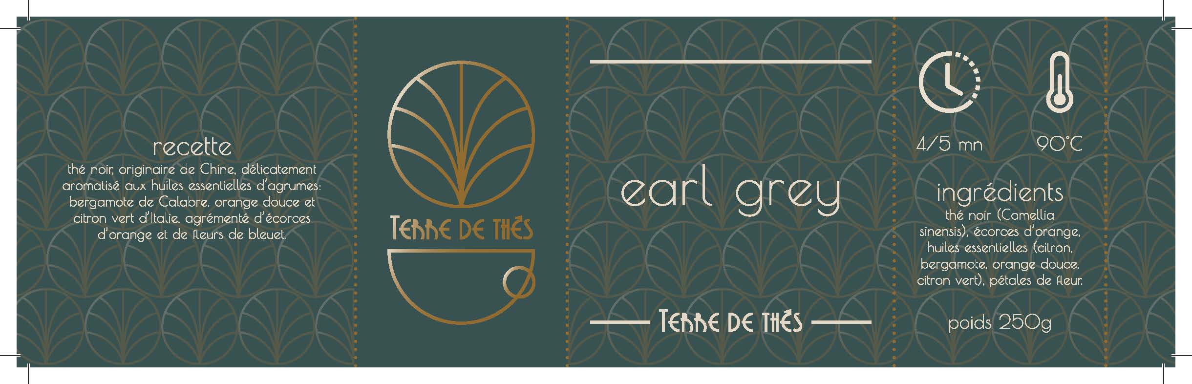 emballage poche de thé recto